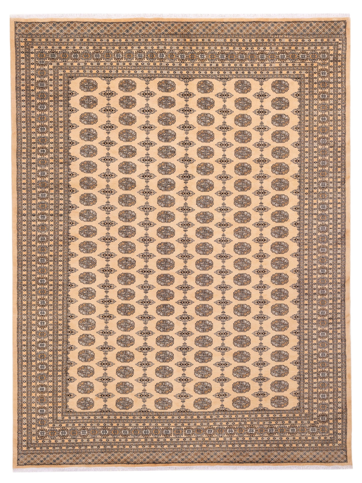 Nomad Bokhara  Beige Beige Traditional