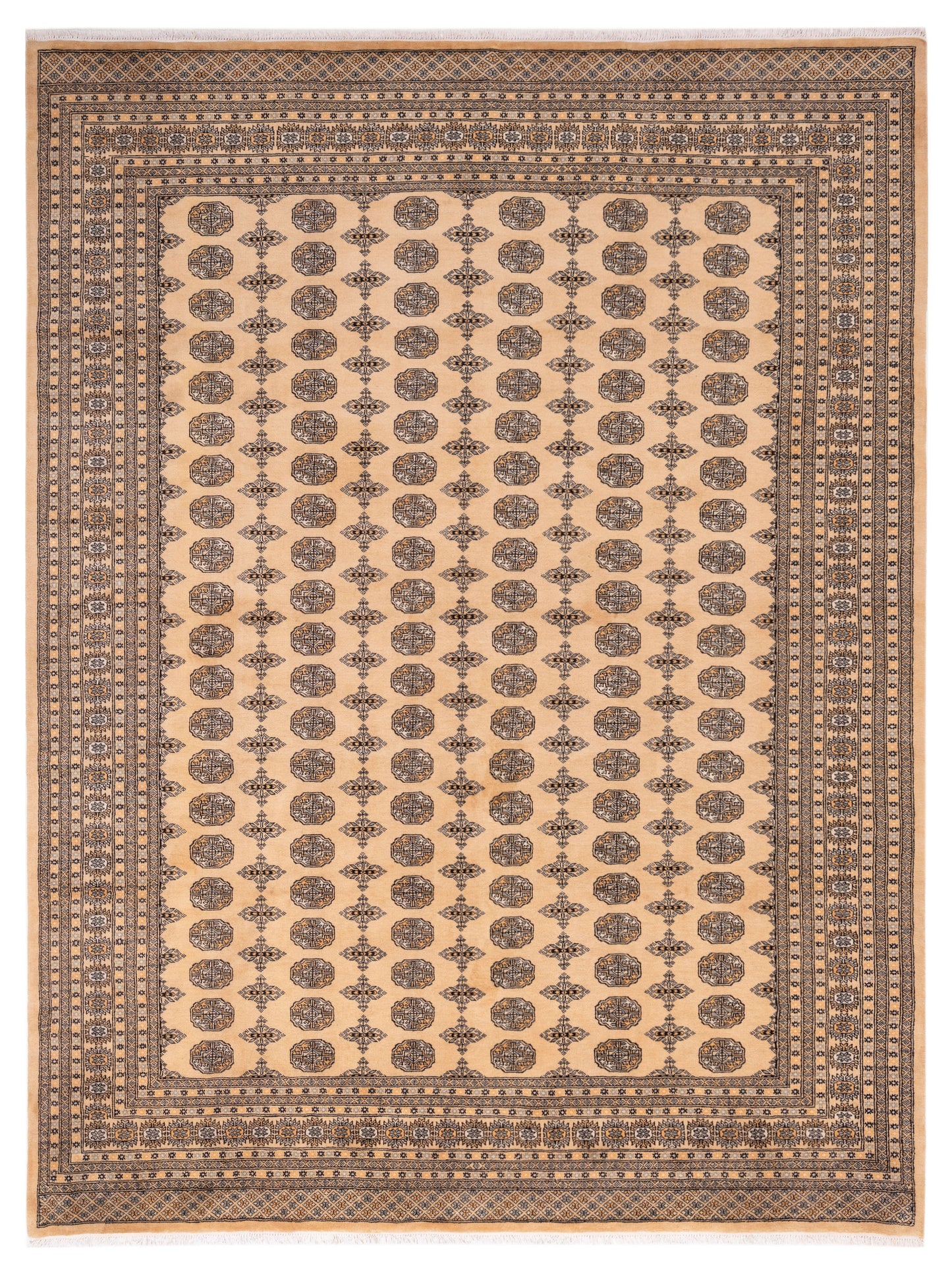 Nomad Bokhara  Beige Beige Traditional