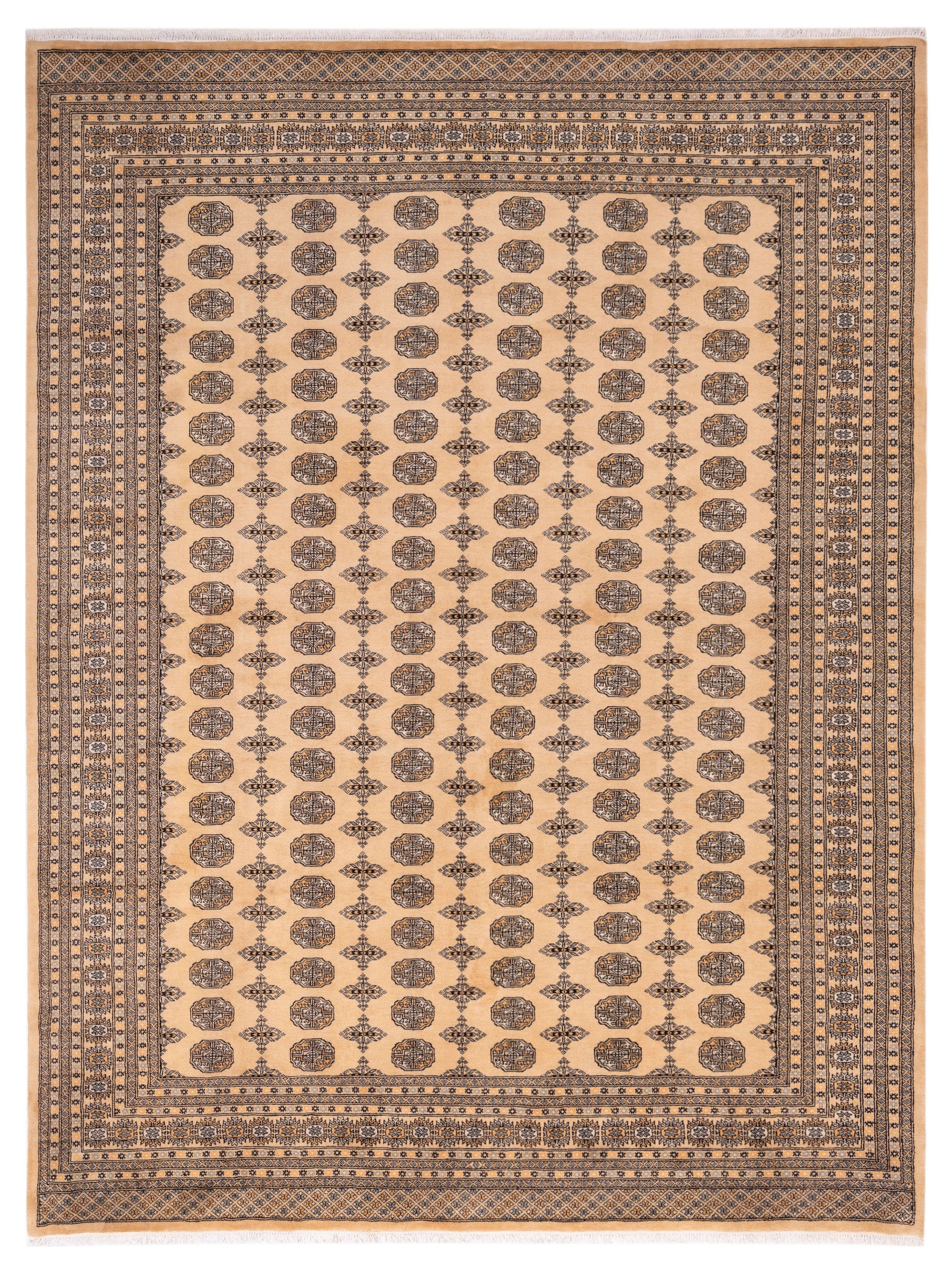 Nomad Bokhara  Beige Beige Traditional