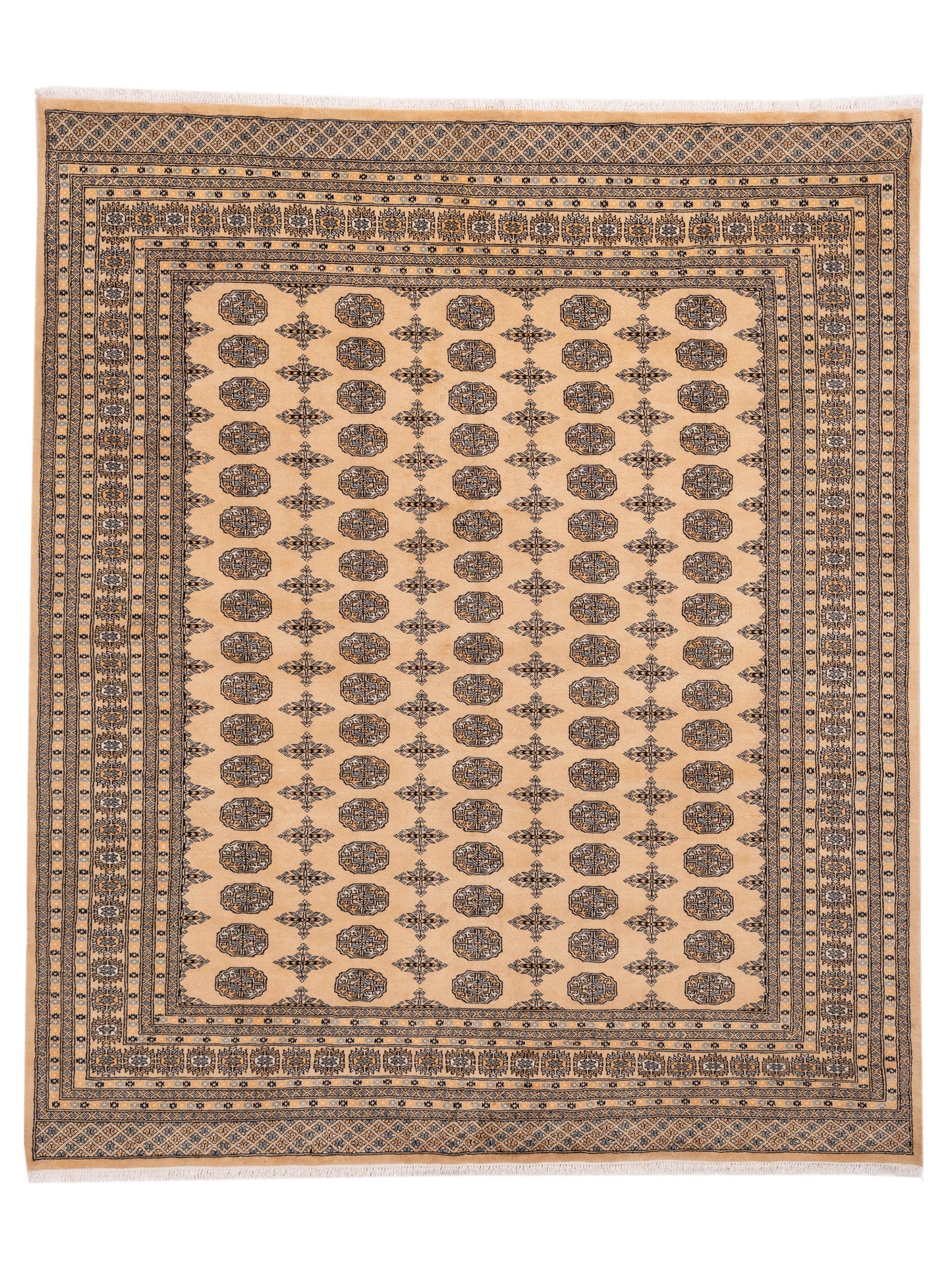 Nomad Bokhara  Beige Beige Traditional