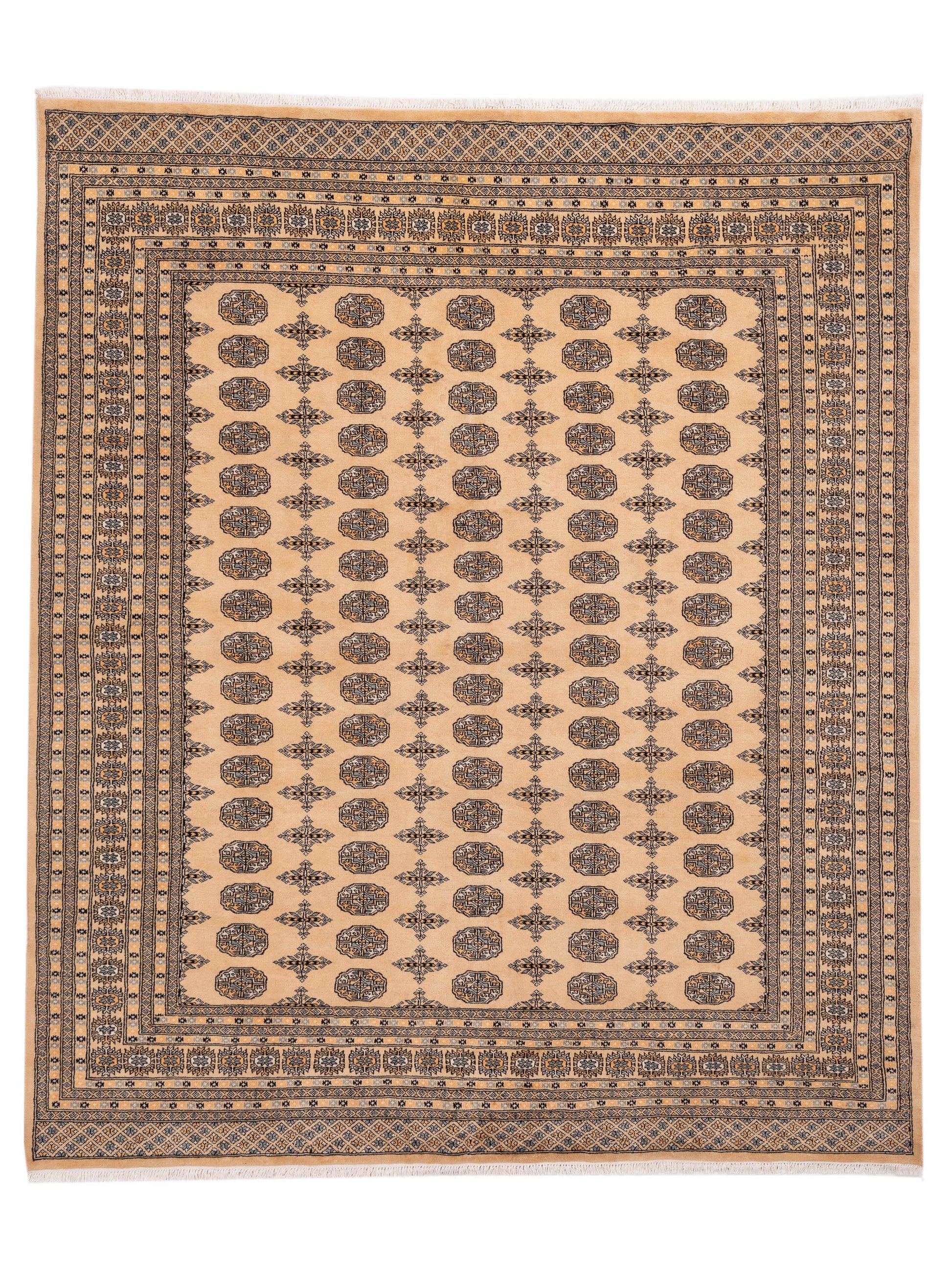 Nomad Bokhara  Beige Beige Traditional