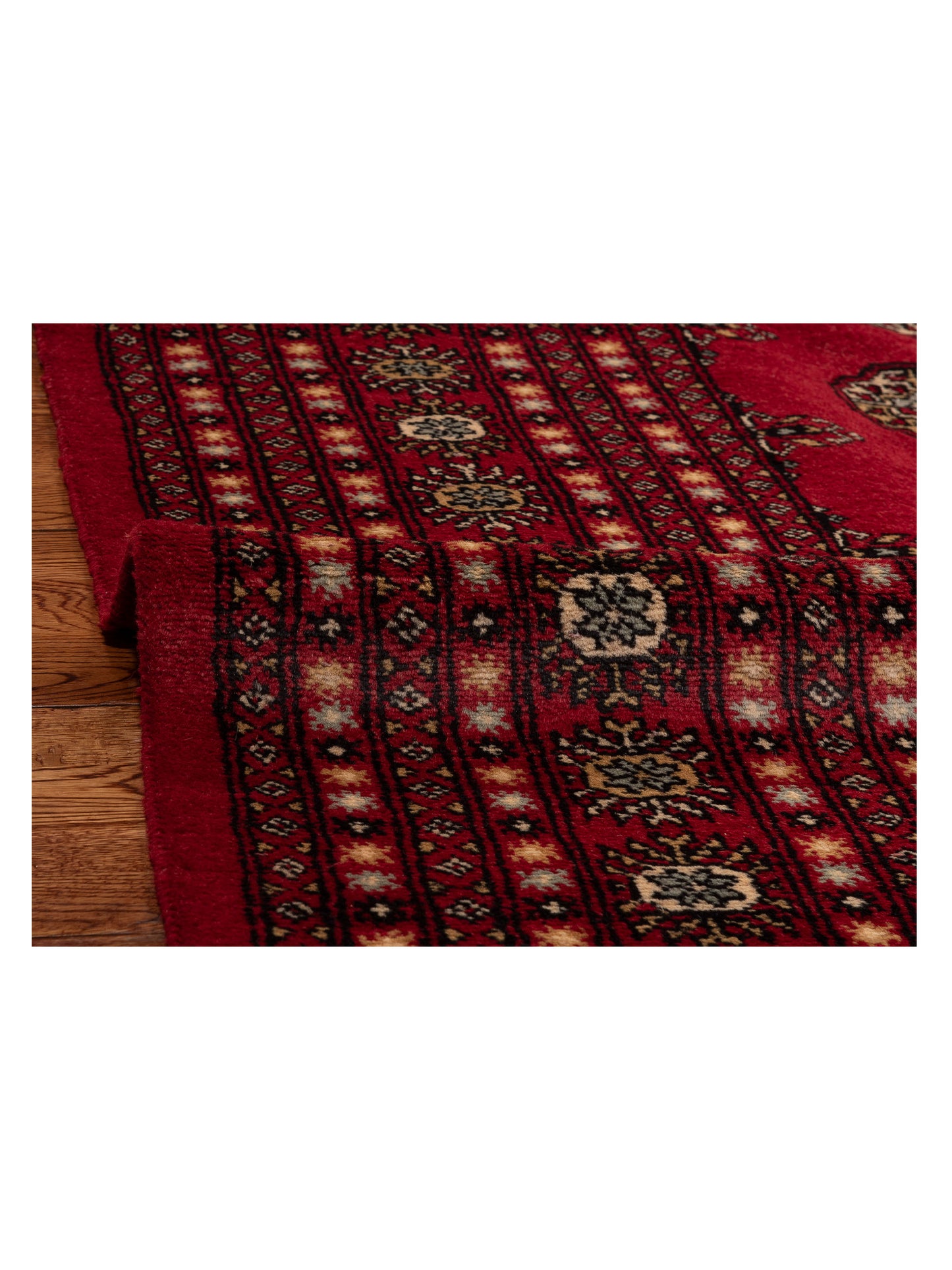 Bokhara Red Red 9.2x12.6 Hand Knotted Rug