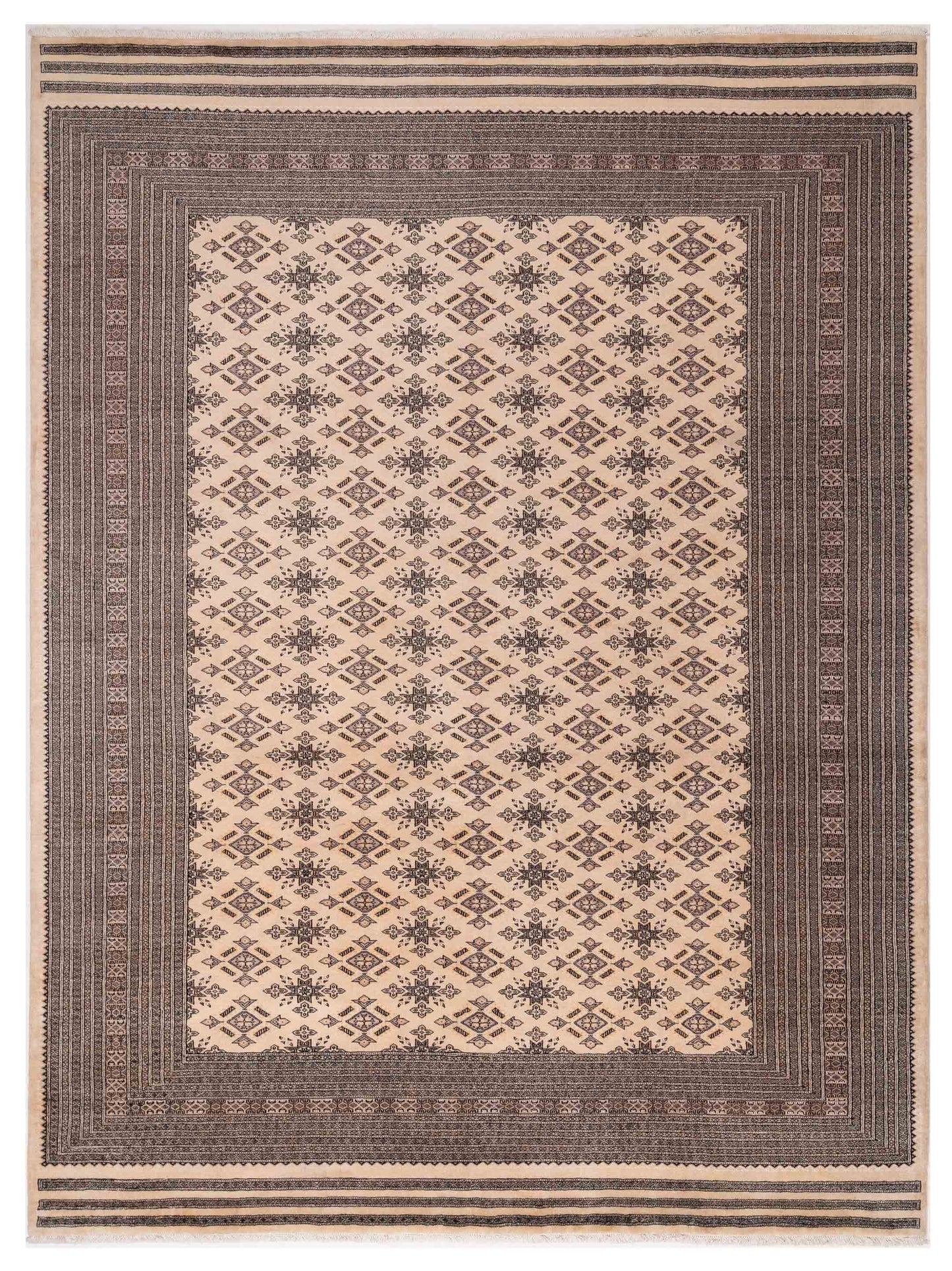 Nomad Bokhara  Beige Black Traditional