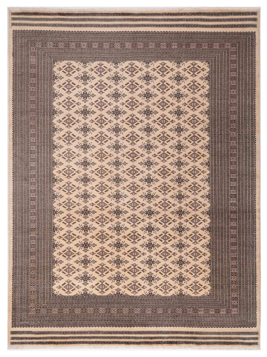 Nomad Bokhara  Beige Black Traditional