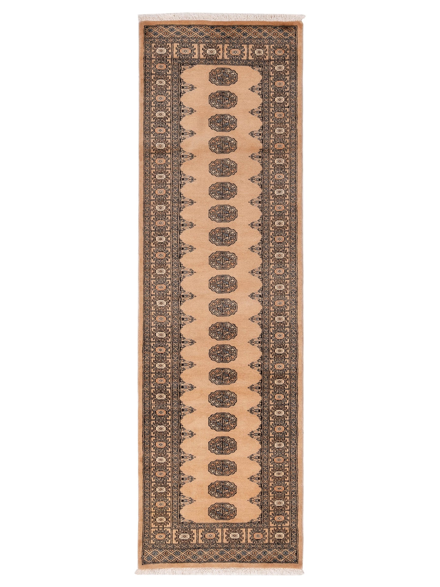 Nomad Bokhara  Beige Beige Traditional