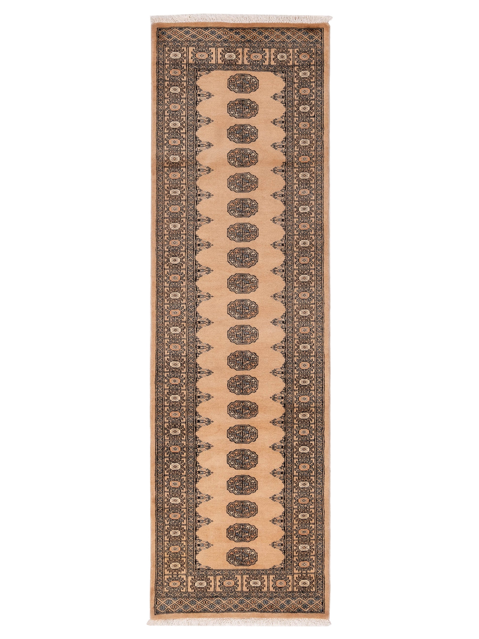Nomad Bokhara  Beige Beige Traditional