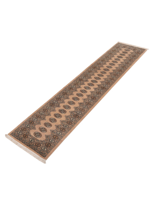 Bokhara Beige Beige 2.8x12.2 Hand Knotted Rug
