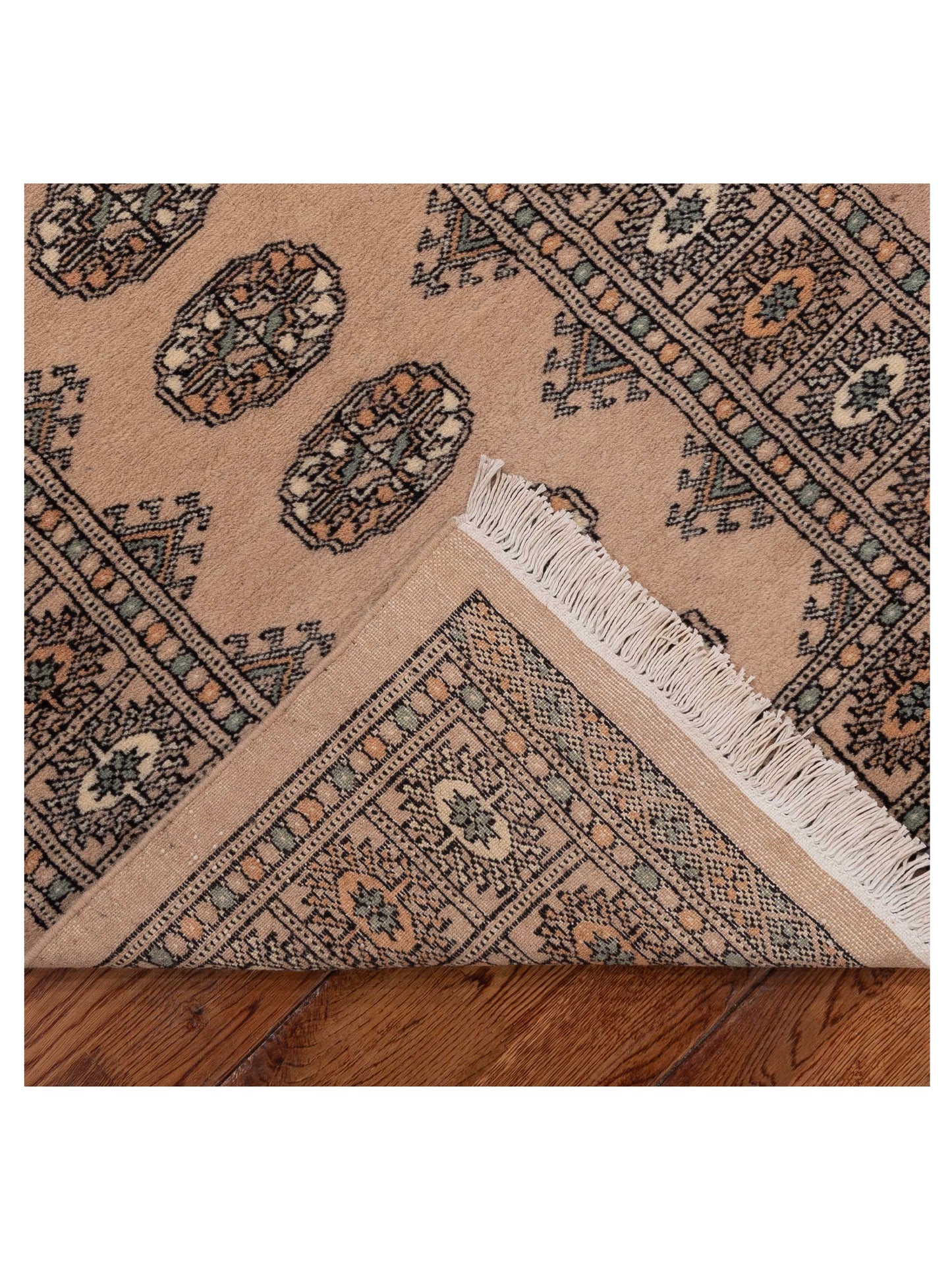 Bokhara Beige Beige 2.8x12.2 Hand Knotted Rug