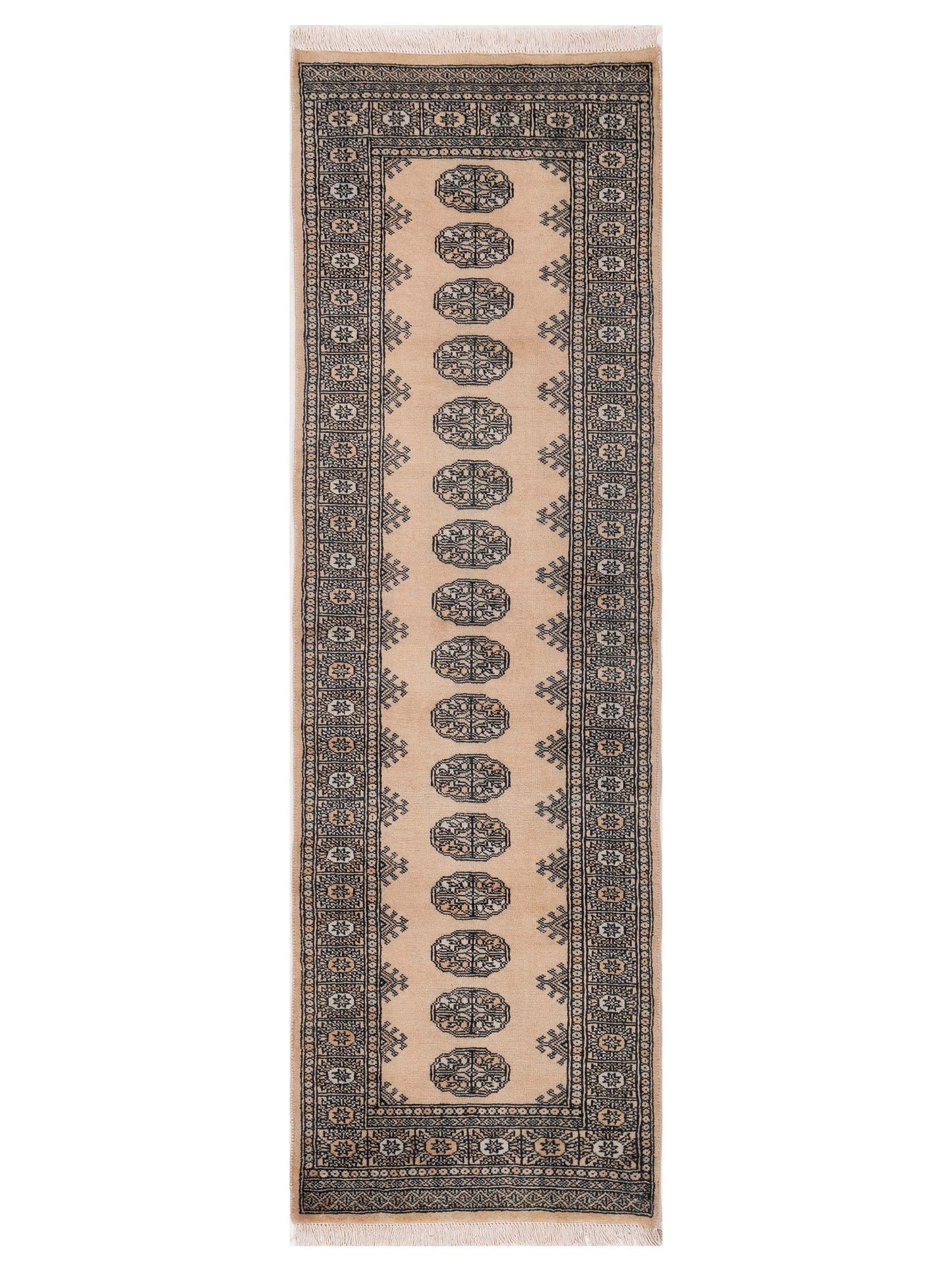 Nomad Bokhara  Beige Beige Traditional