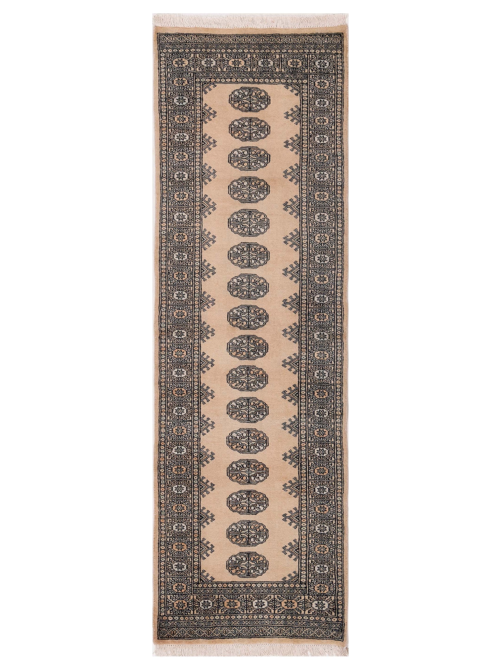 Nomad Bokhara  Beige Beige Traditional