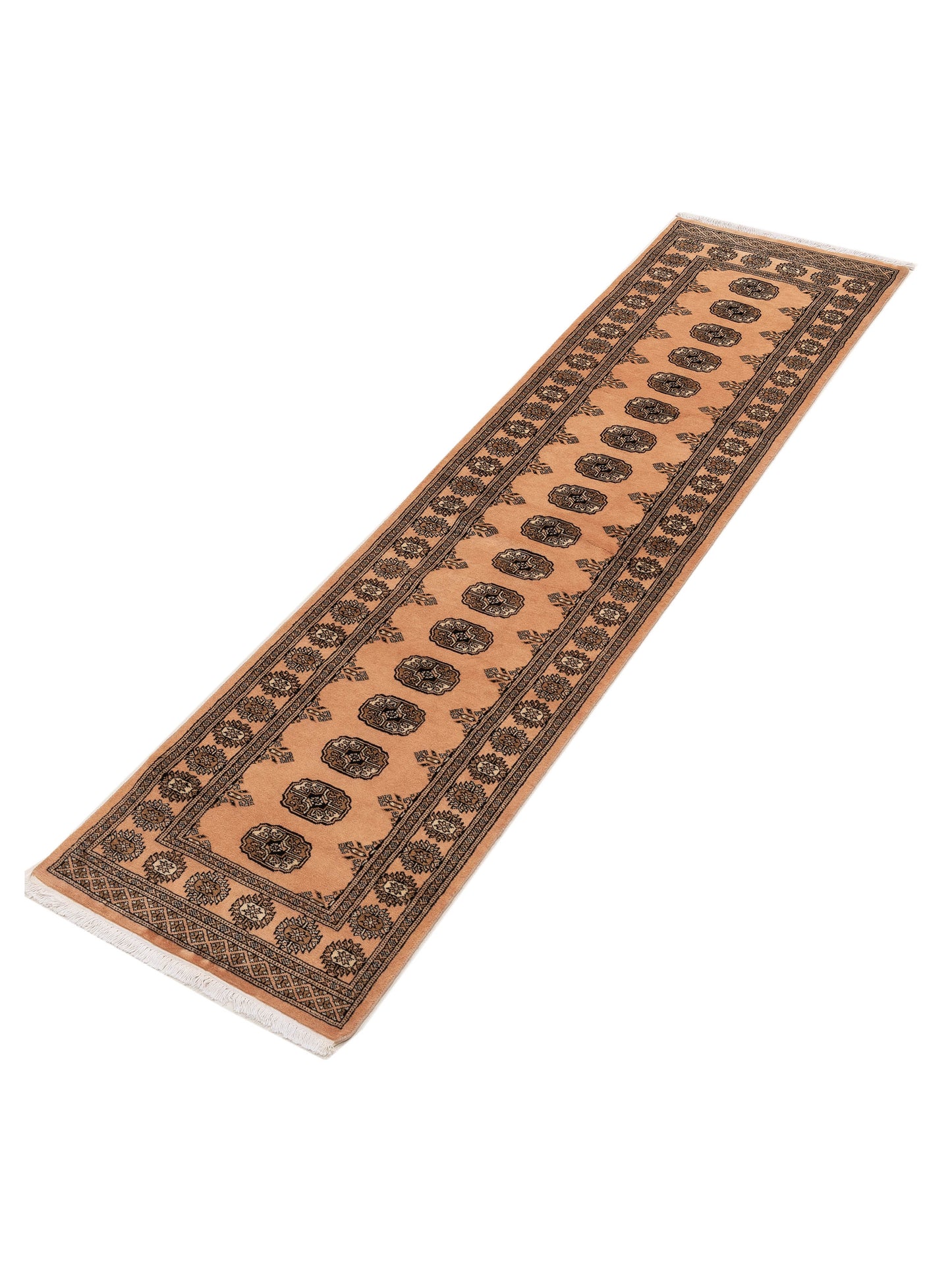 Bokhara Beige Beige 2.7x10 Hand Knotted Rug