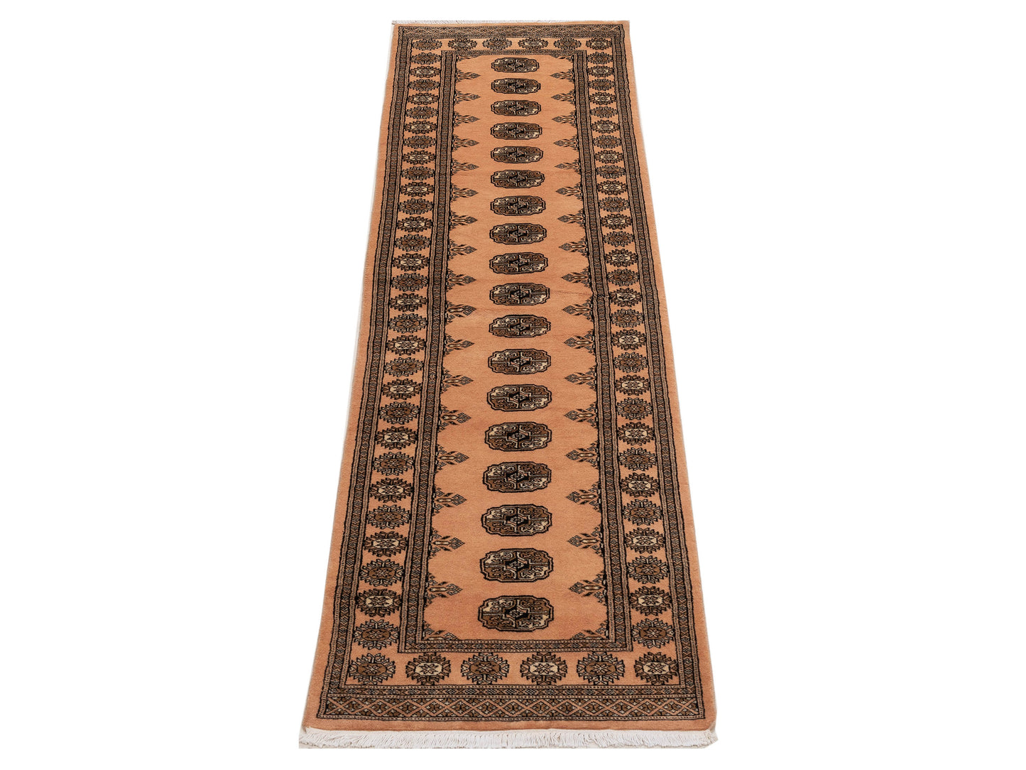 Bokhara Beige Beige 2.7x10 Hand Knotted Rug