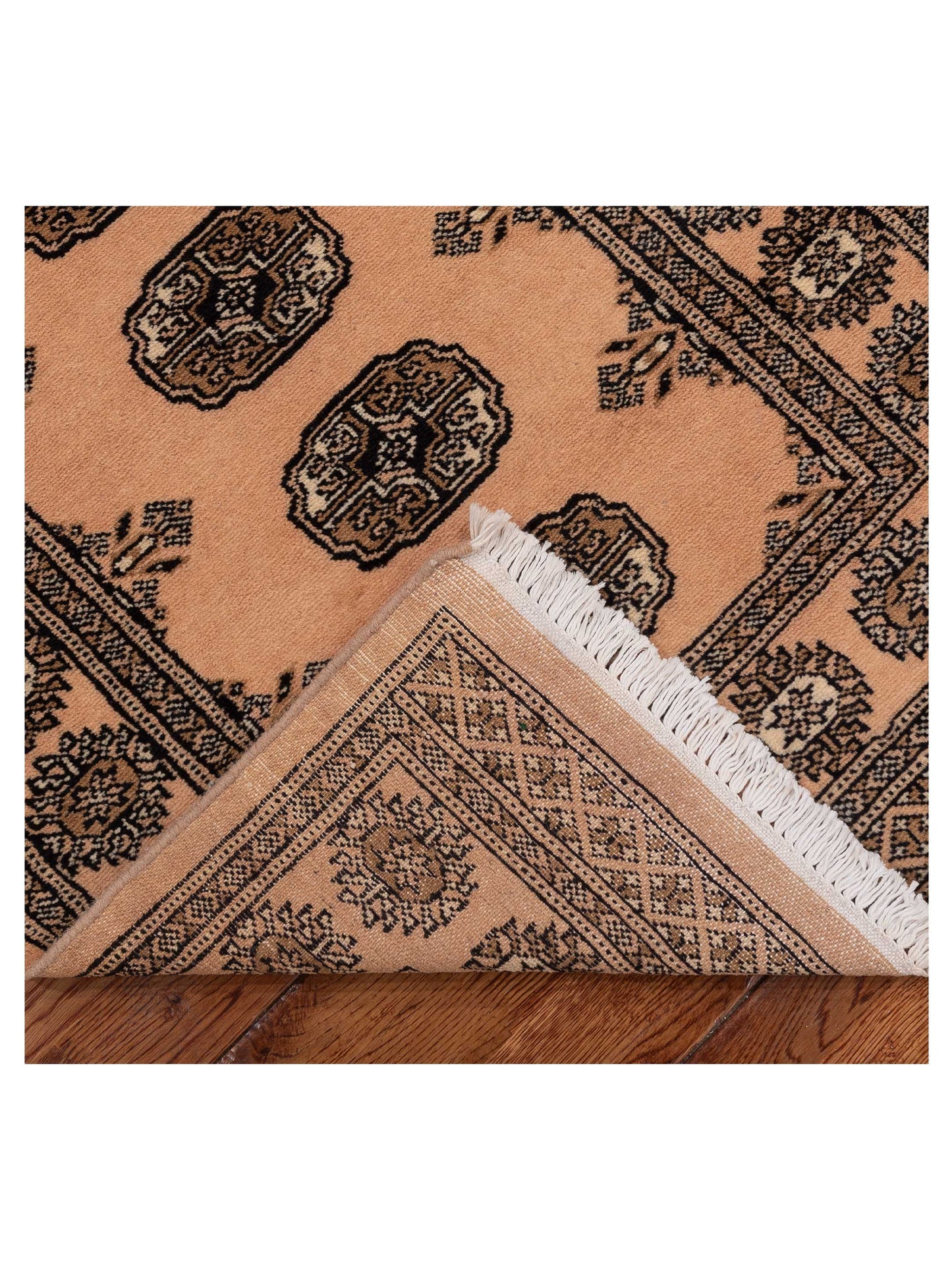 Bokhara Beige Beige 2.7x10 Hand Knotted Rug
