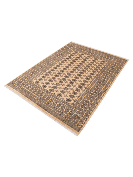 Bokhara Beige Beige 8.4x11 Hand Knotted Rug