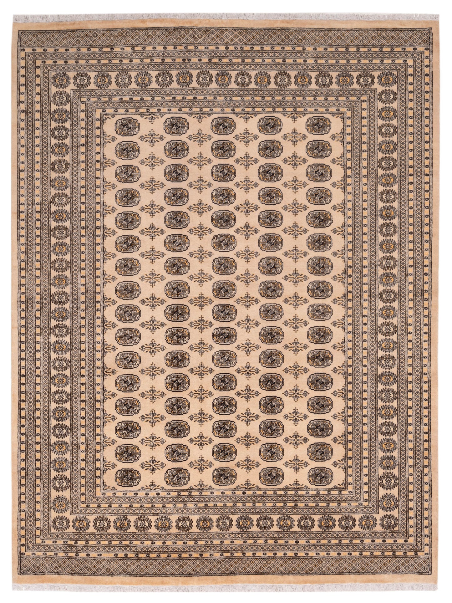 Nomad Bokhara  Beige Beige Traditional