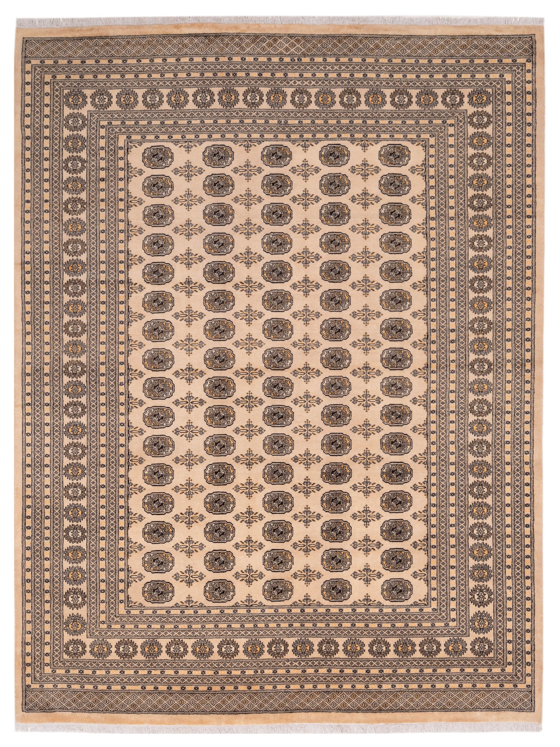Nomad Bokhara  Beige Beige Traditional