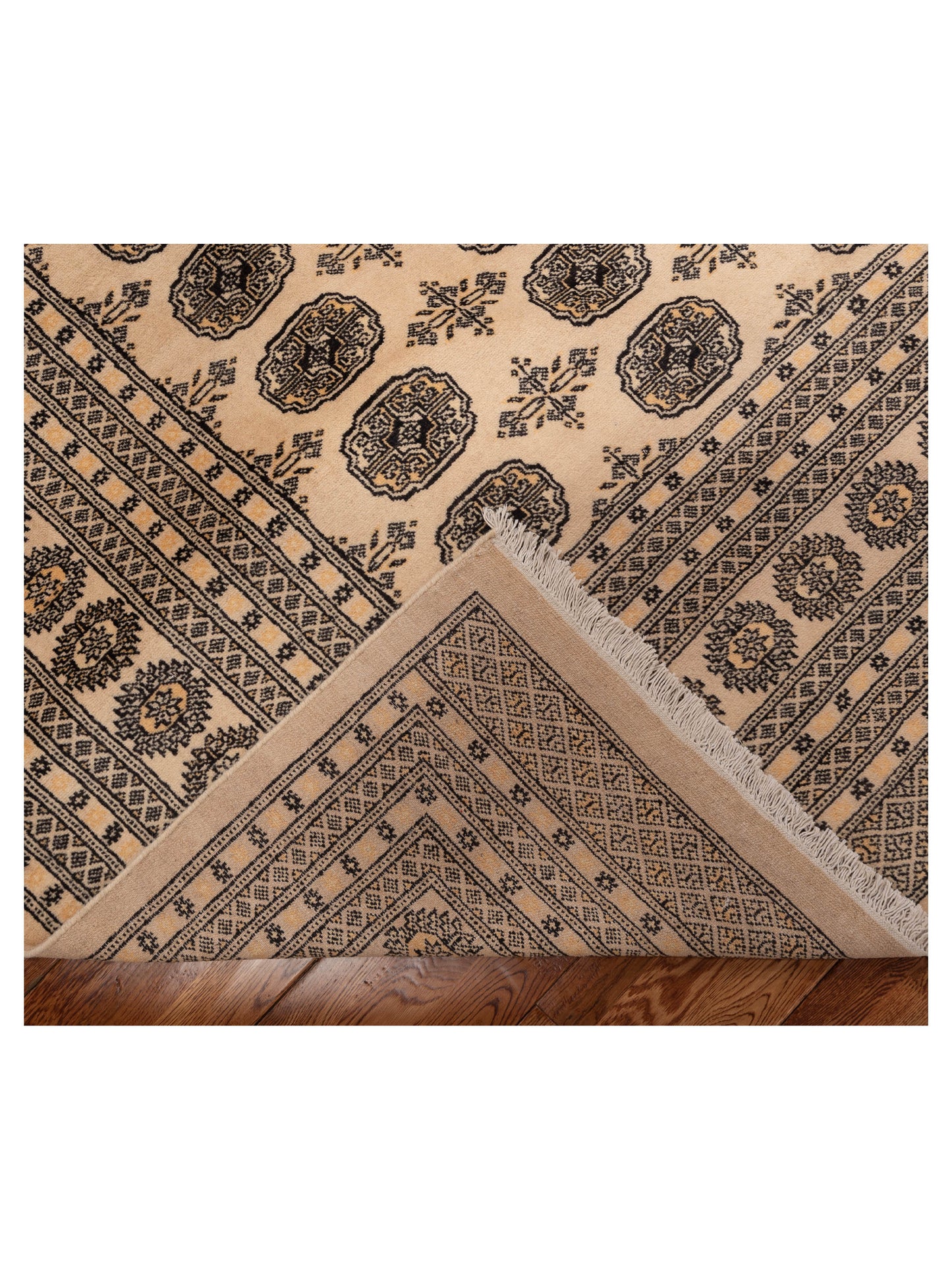 Bokhara Beige Beige 8.4x10.10 Hand Knotted Rug
