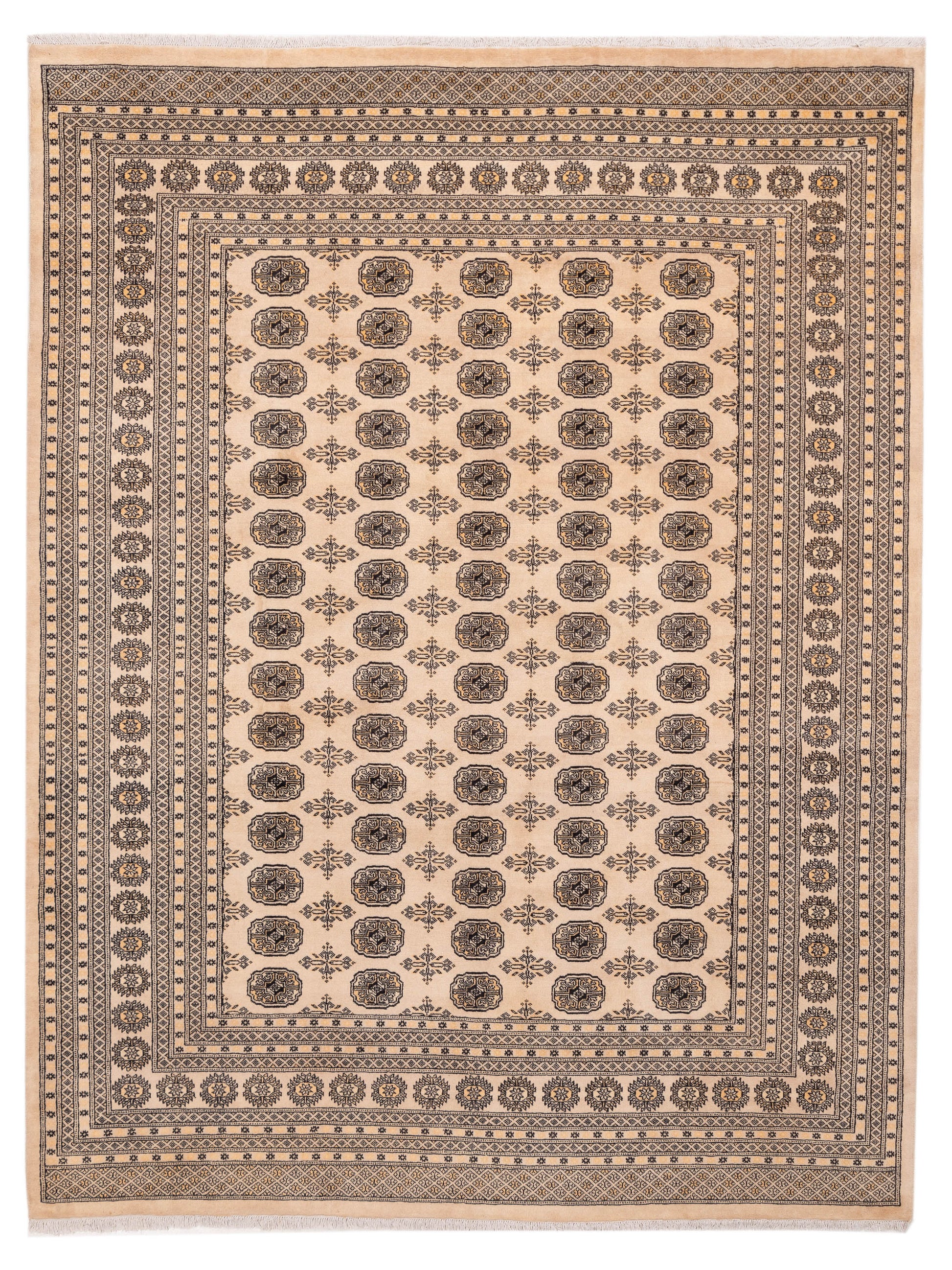 Nomad Bokhara  Beige Beige Traditional