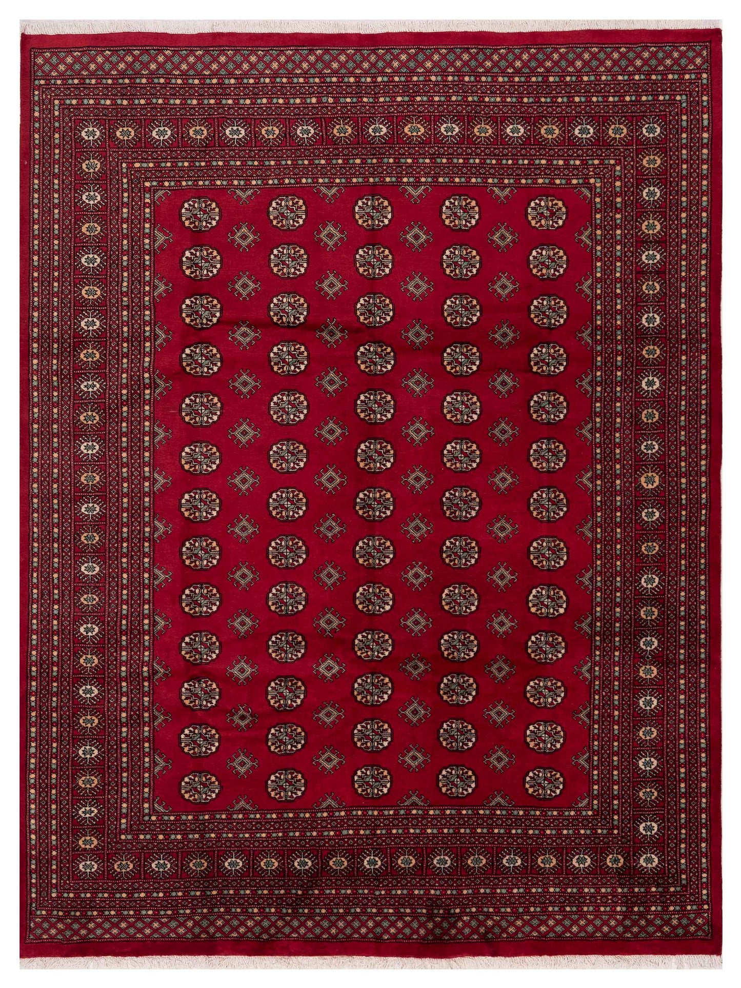 Nomad Bokhara  Red Red Traditional