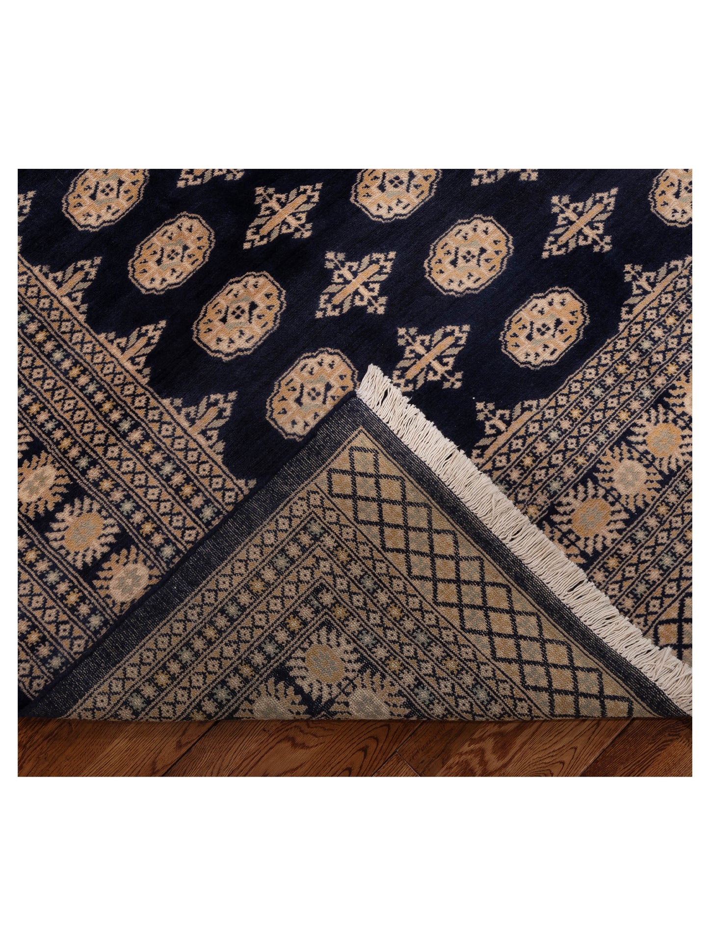 Bokhara Blue Blue 9.2x12.1 Hand Knotted Rug