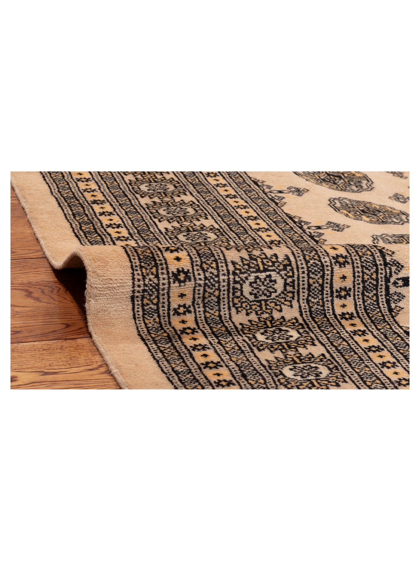 Bokhara Beige Beige 8.4x9.6 Hand Knotted Rug