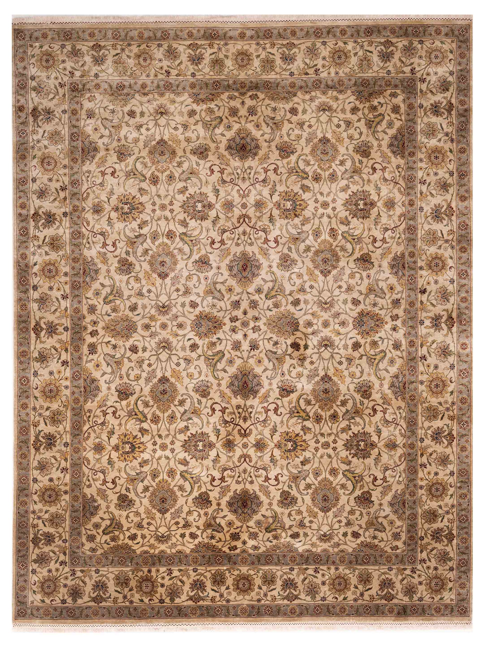 Rajpur Imperial Silk  Ivory Ivory Traditional