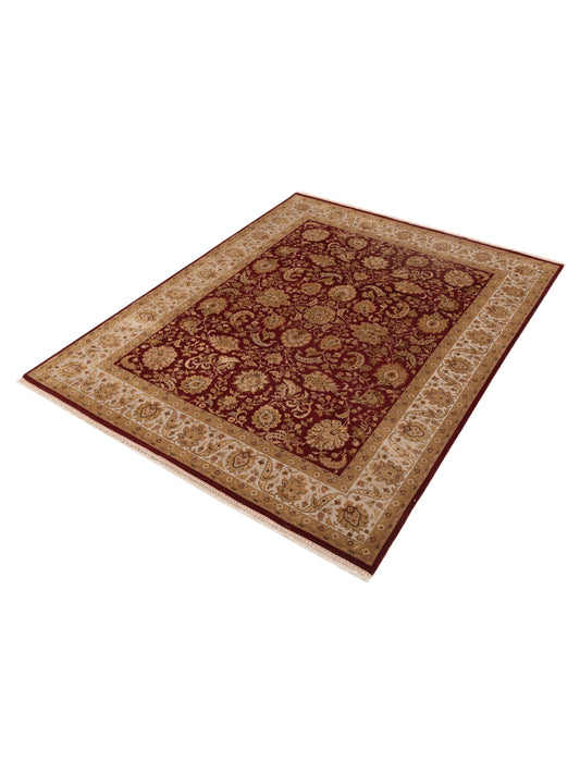 Javira Silk Ivory Ivory 4x6 Hand Knotted Rug