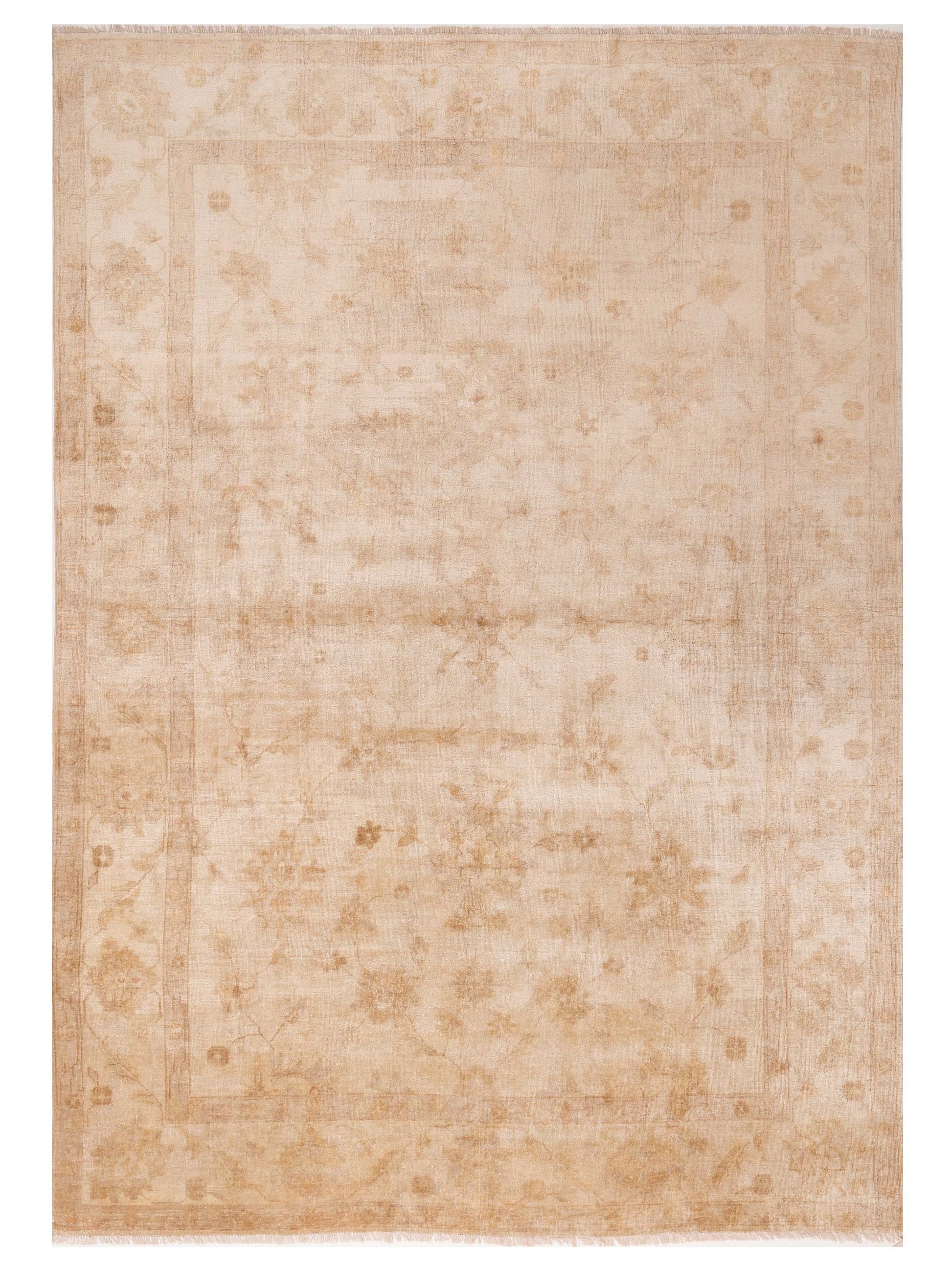 Rajpur Oushak Shah  Beige Beige Traditional