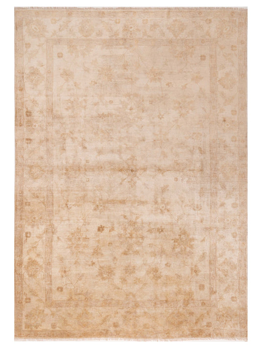 Rajpur Oushak Shah  Beige Beige Traditional