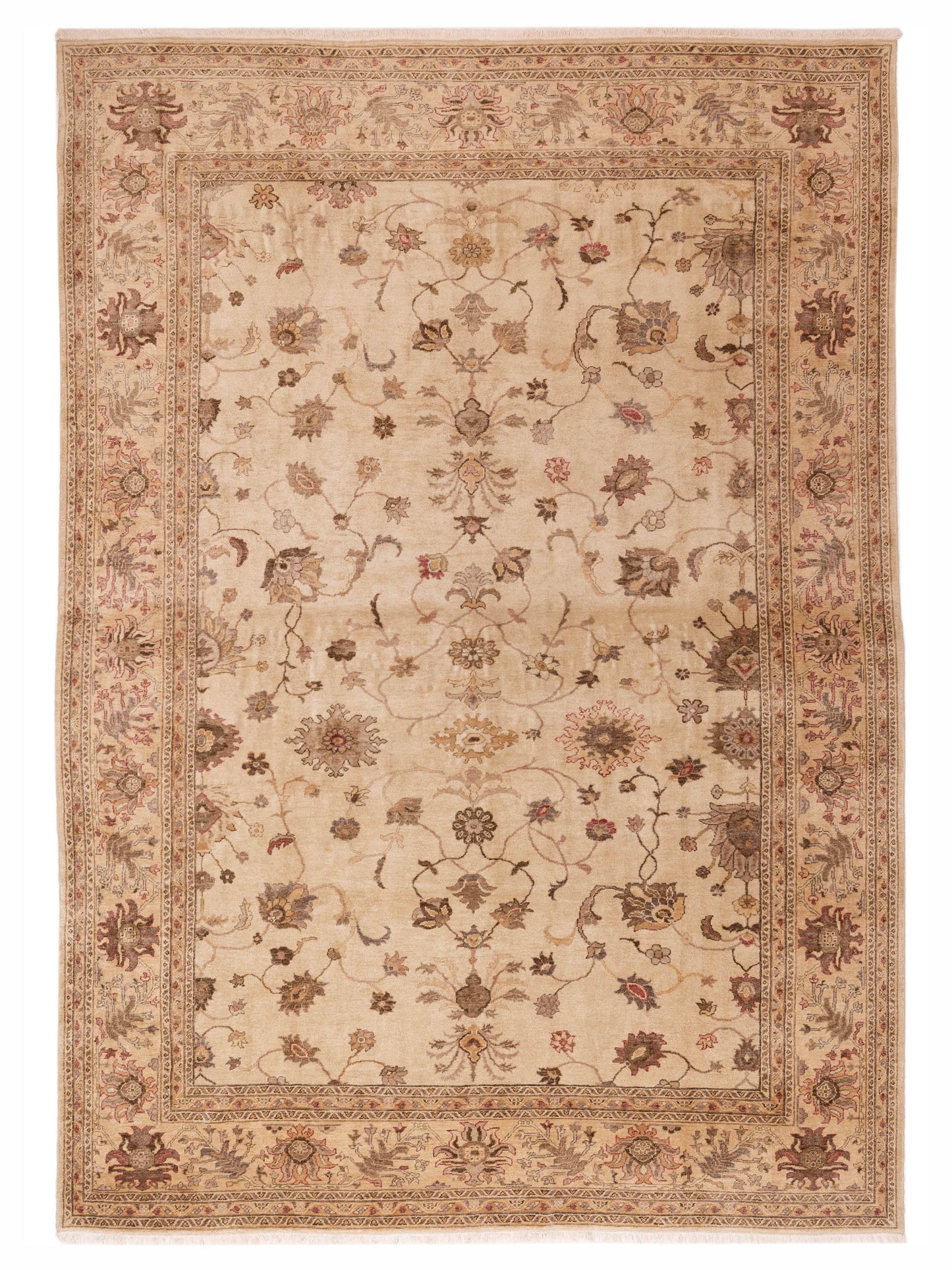 Pasha Turkish Elvan  Ivory Gold Traditional