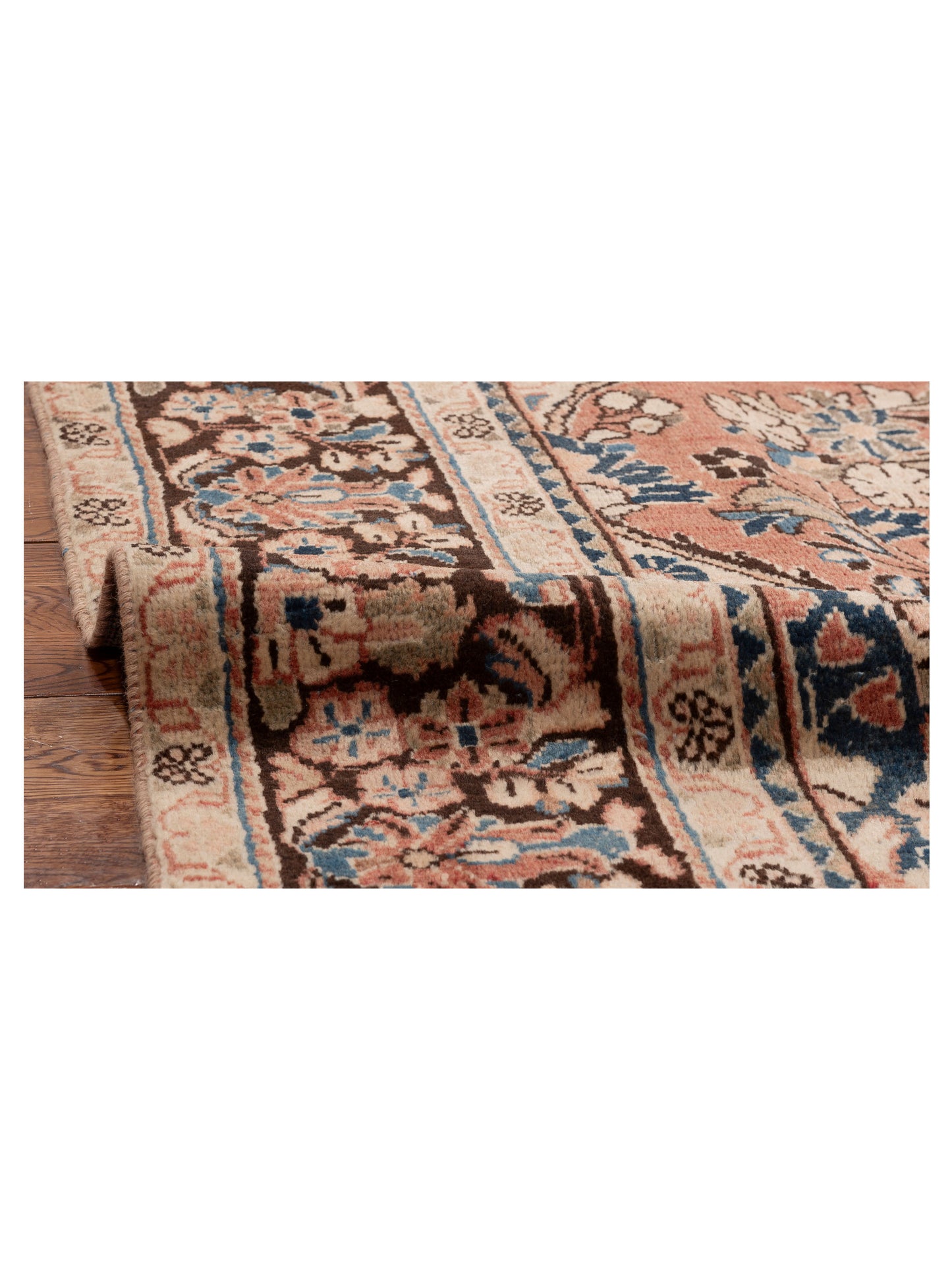 Antiqua Heirloom Rust Brown 8.9x11.10 Hand Knotted Rug