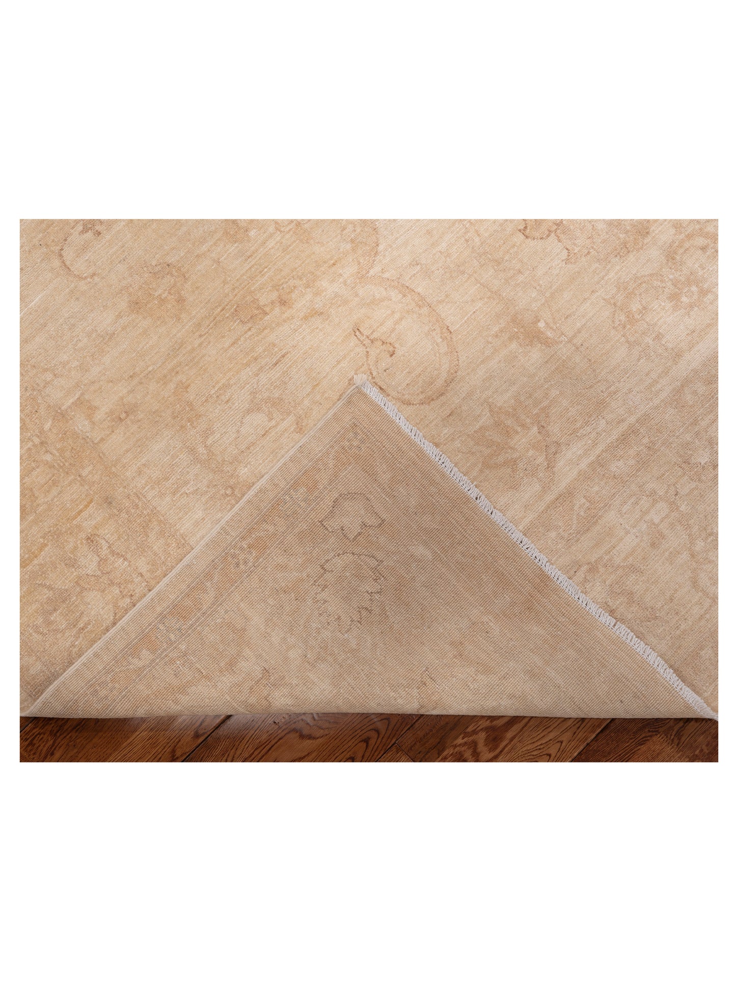 Sabira Ivory Beige 7.10x10 Hand Knotted Rug