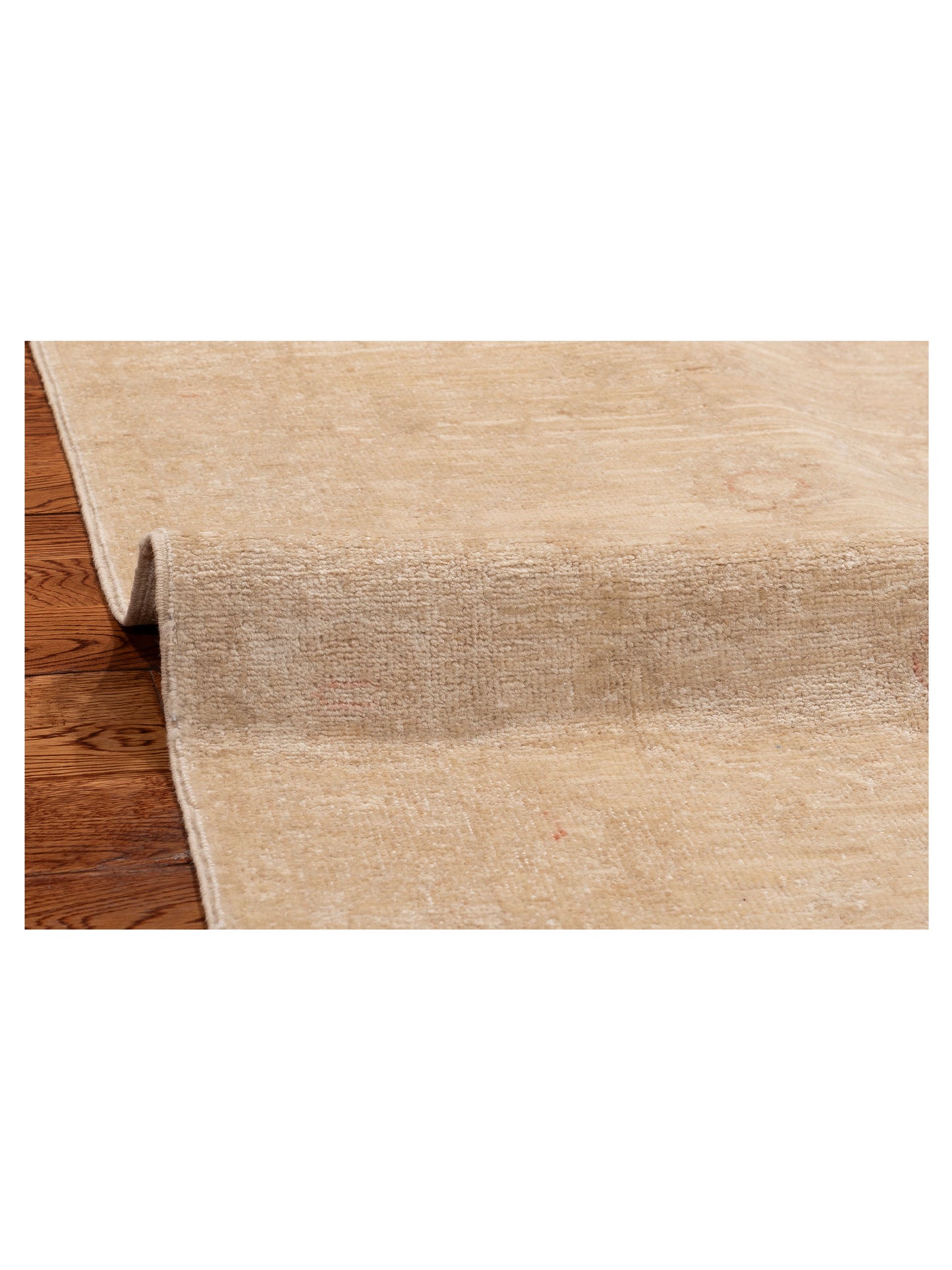 Sabira Silver Ivory 2.7x9.4 Hand Knotted Rug