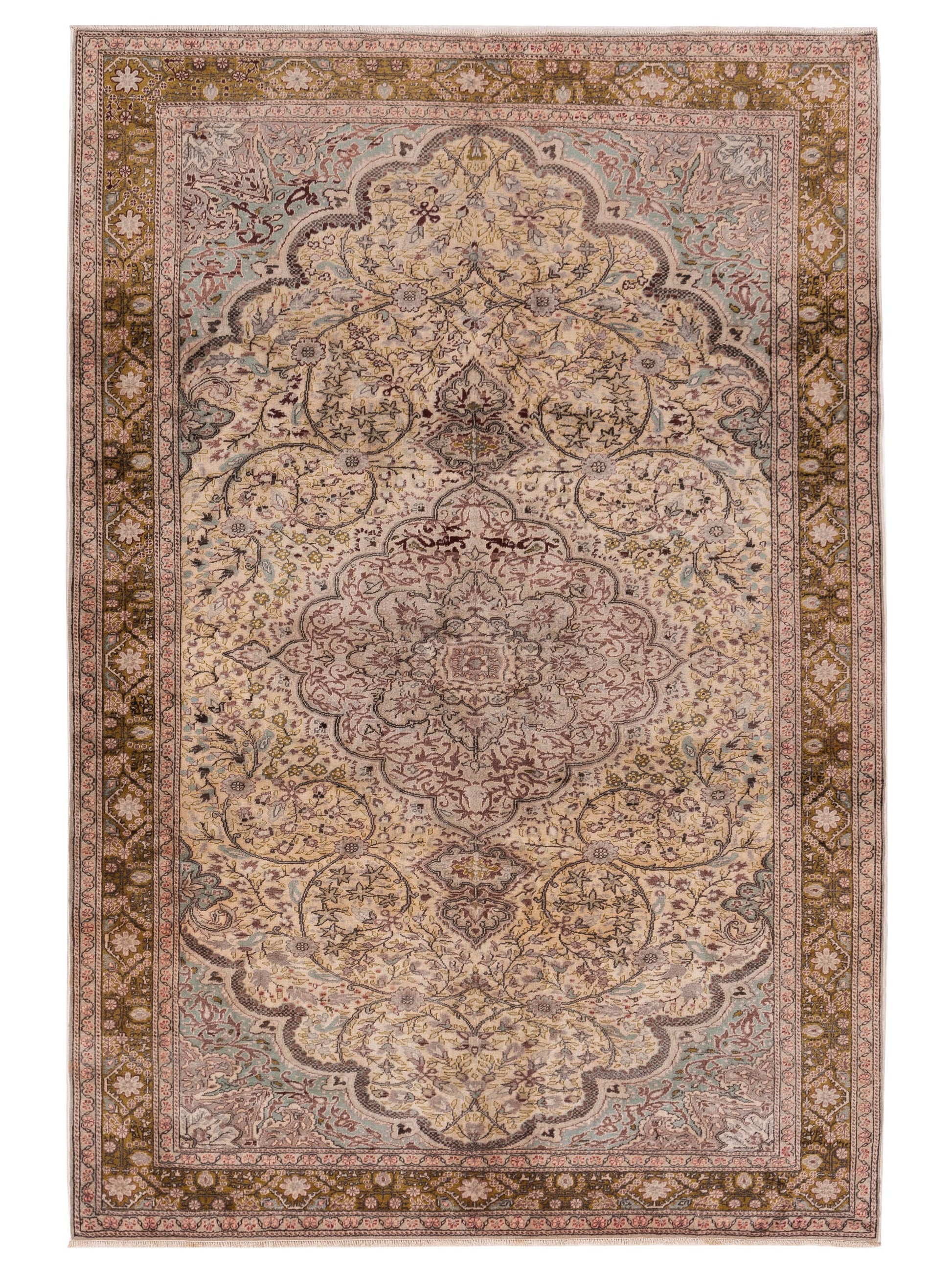 Pasha Kayseri  Ivory Green Traditional