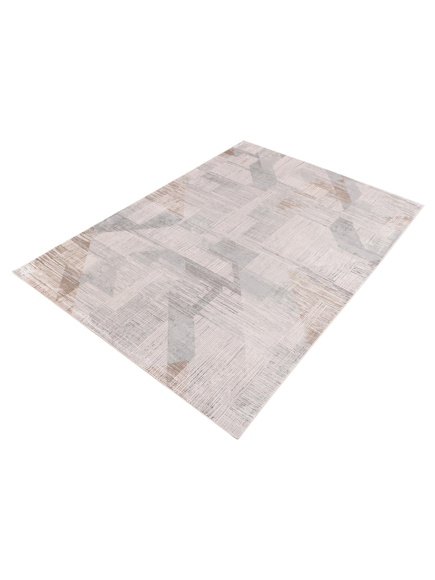 Calvera Silver Gray 8x11 Machine Made Rug