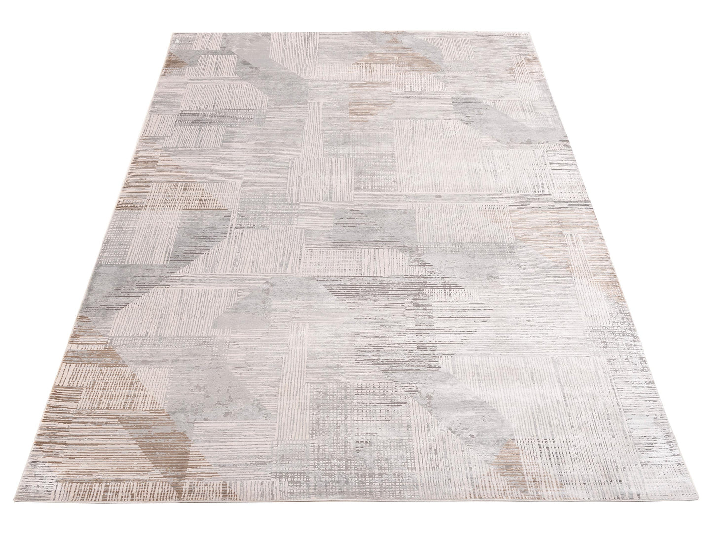 Calvera Silver Gray 8x11 Machine Made Rug