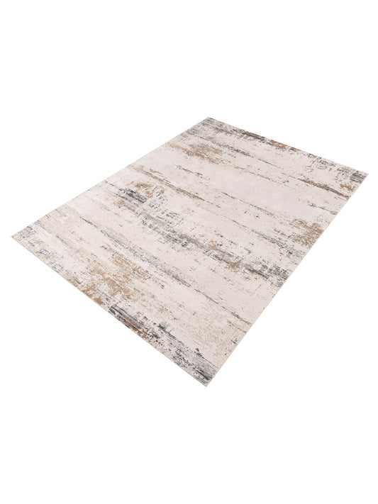 Calvera Beige Green 8x11 Machine Made Rug