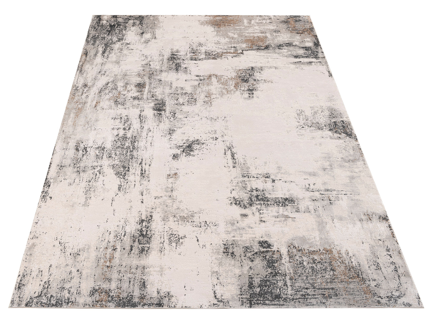 Calvera Ivory Gray 8x11 Machine Made Rug