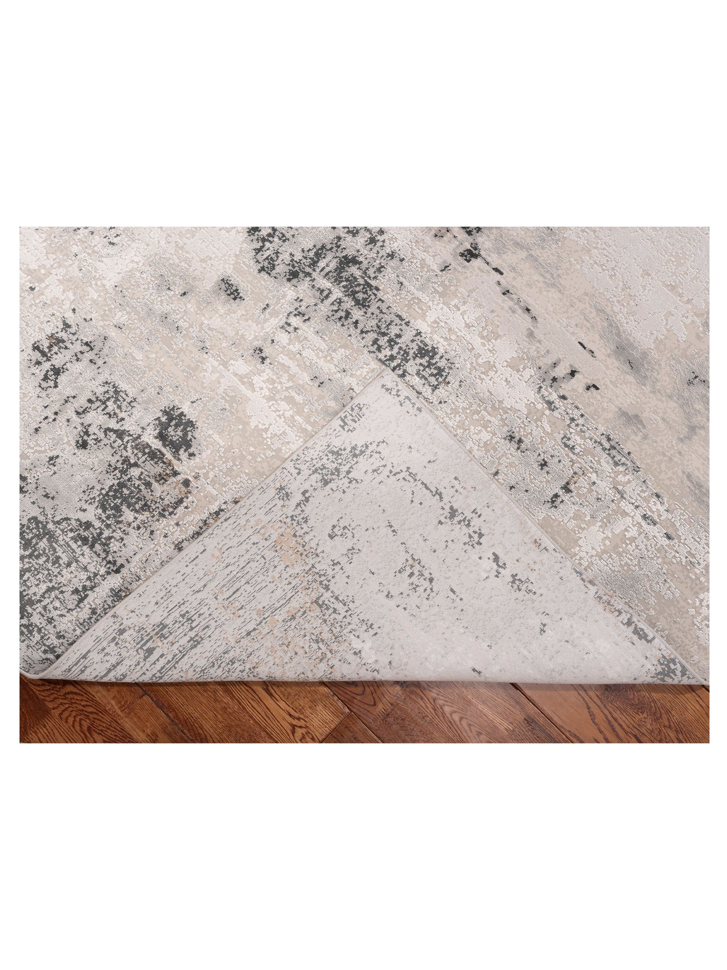Calvera Ivory Gray 8x11 Machine Made Rug