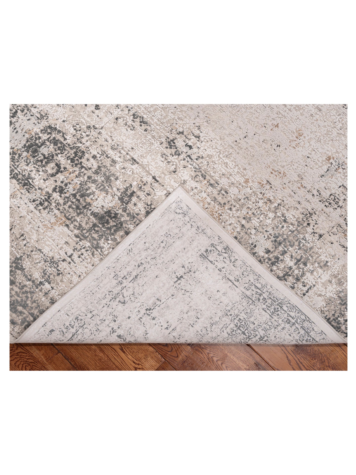 Calvera Ivory Gray 8x11 Machine Made Rug