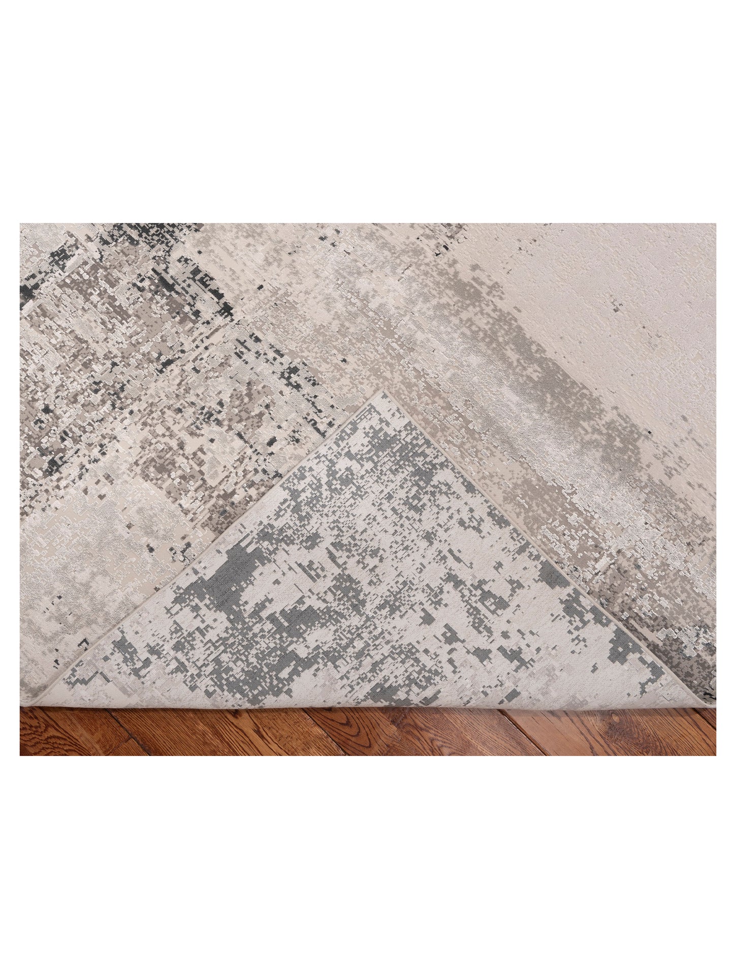 Calvera Ivory Gray 8x11 Machine Made Rug