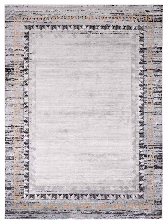 Bergamo Palermo  Silver Charcoal Contemporary