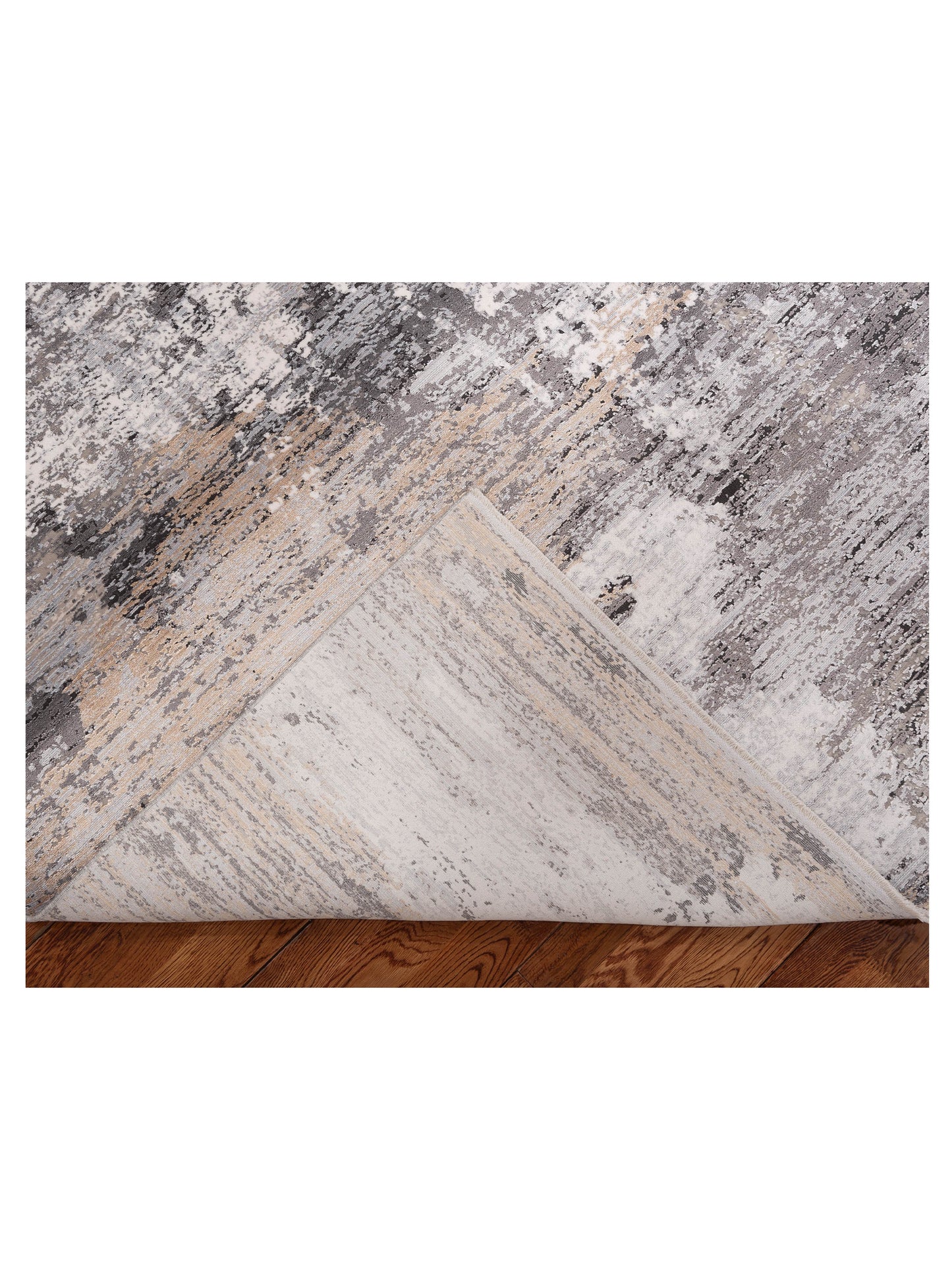Calvera Gray Gray 8x10 Machine Made Rug