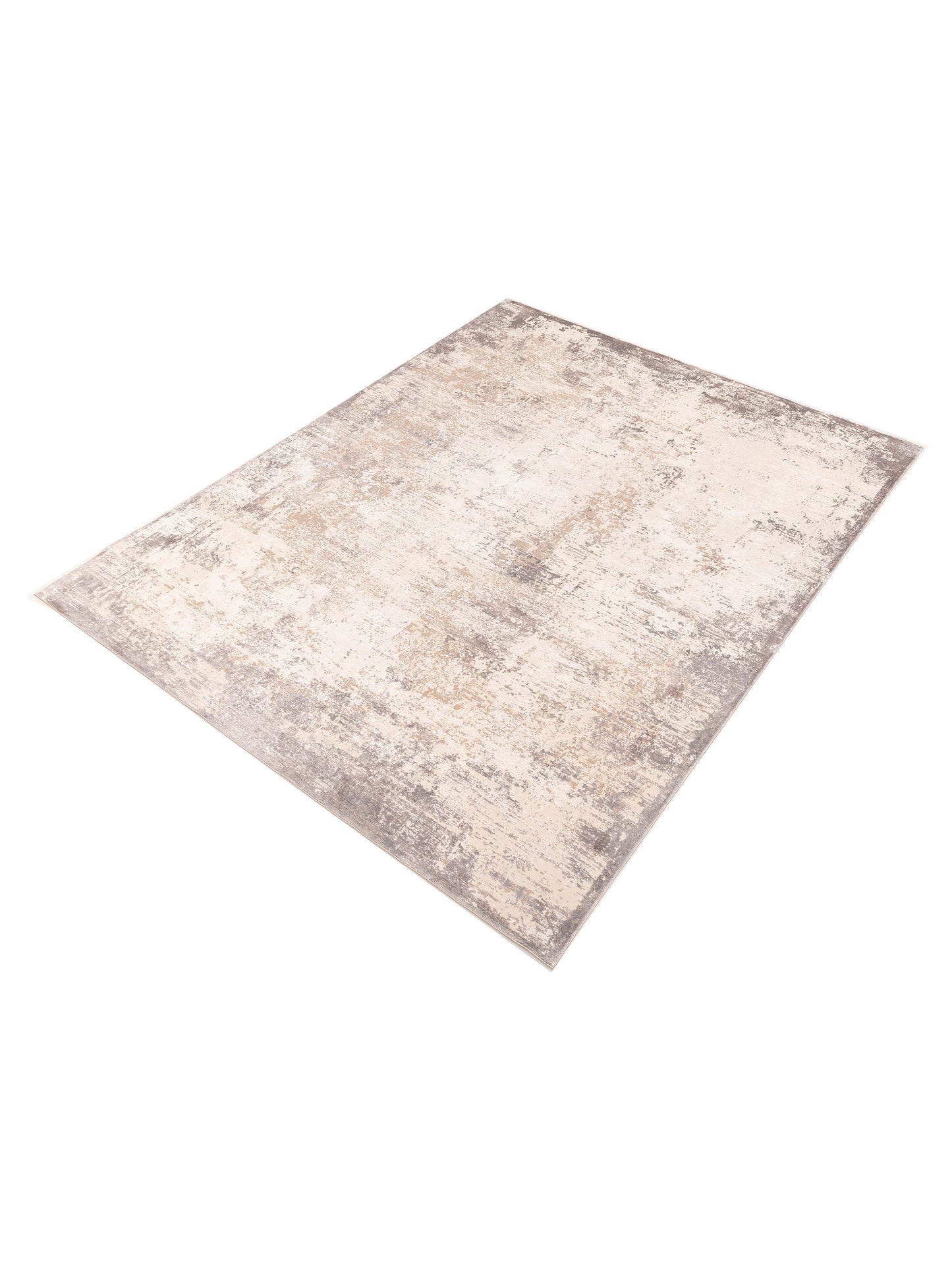 Calvera Beige Brown 8x10 Machine Made Rug