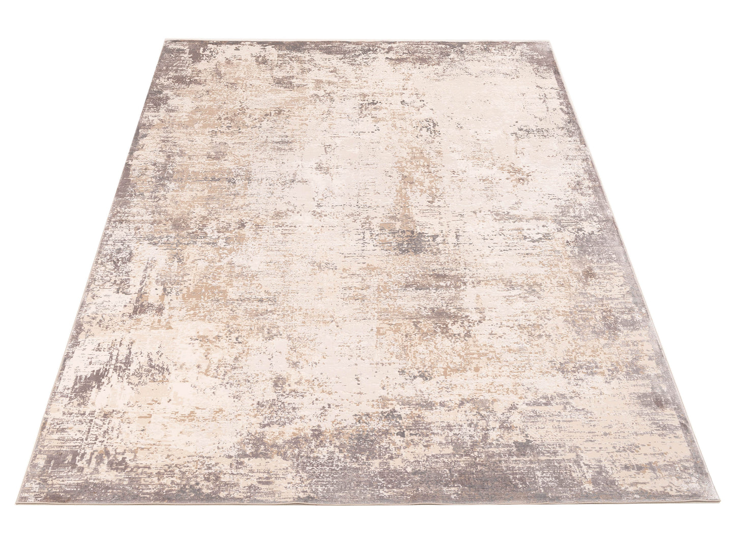 Calvera Beige Brown 8x10 Machine Made Rug