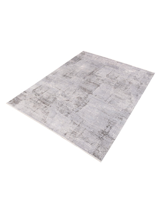 Calvera Silver Gray 8x10 Machine Made Rug