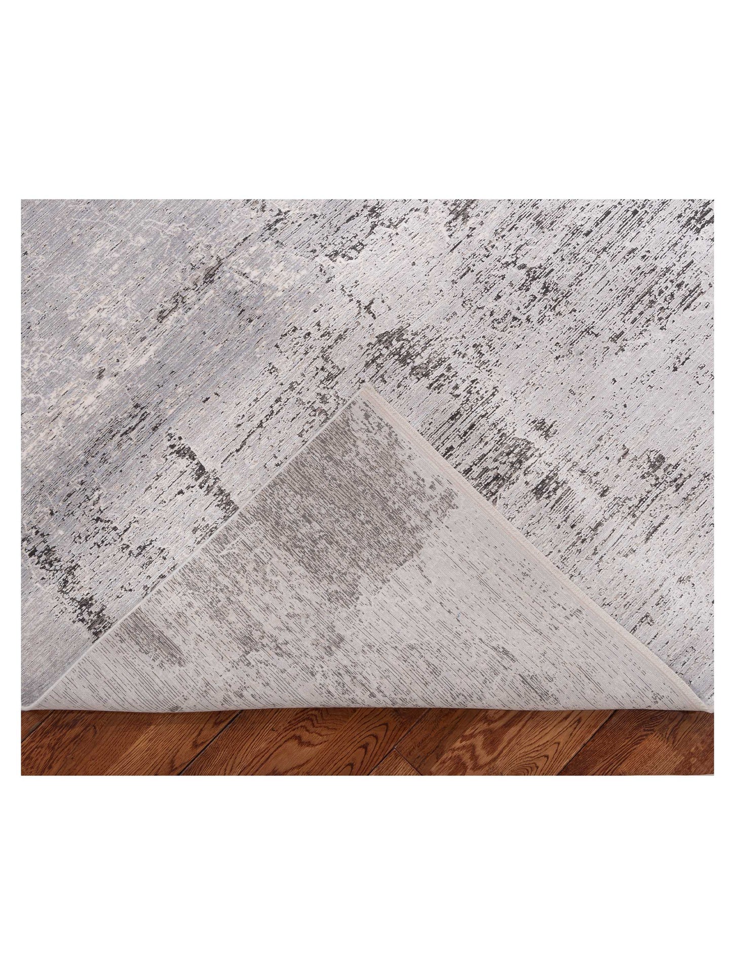 Calvera Silver Gray 8x10 Machine Made Rug