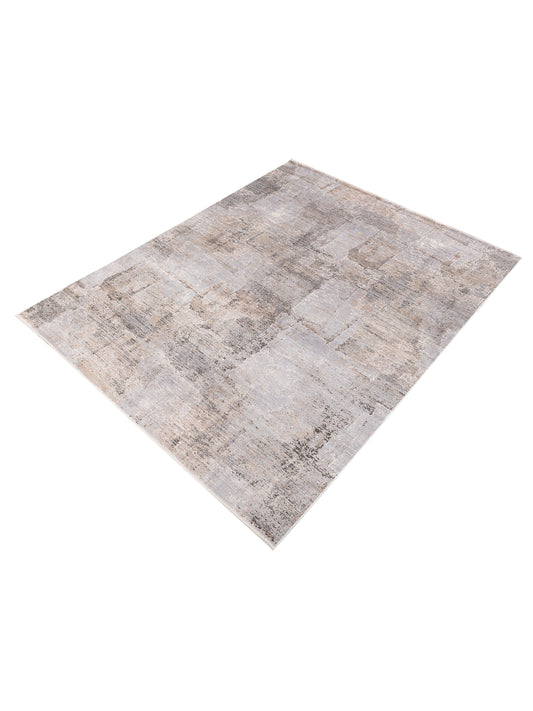 Calvera Gray Gold 8x10 Machine Made Rug