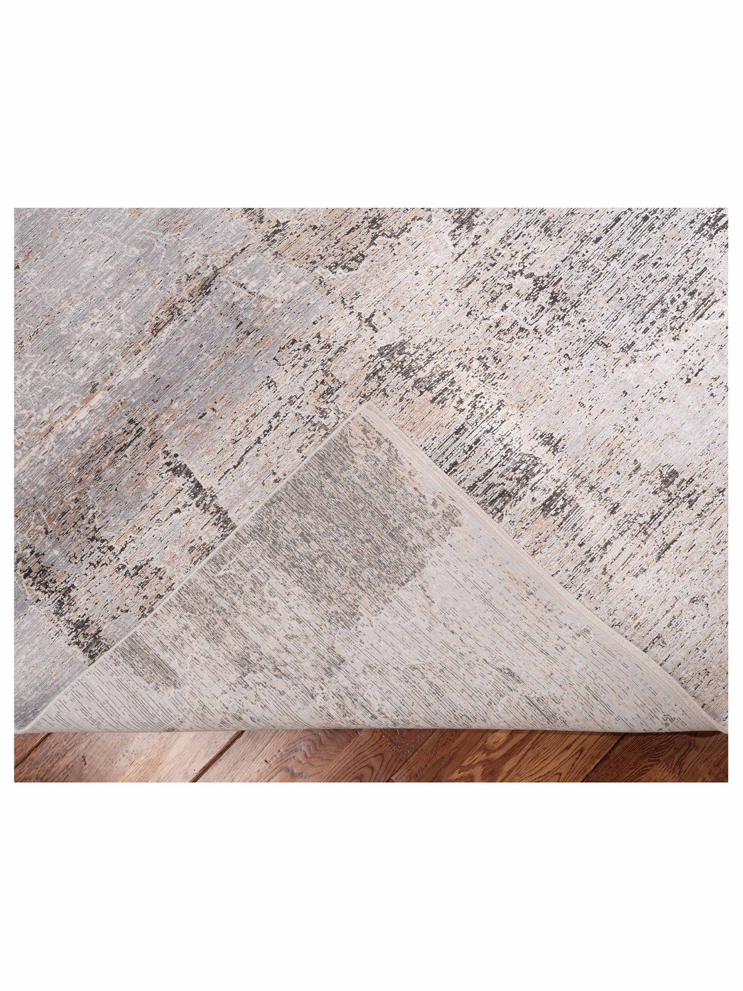 Calvera Gray Gold 8x10 Machine Made Rug