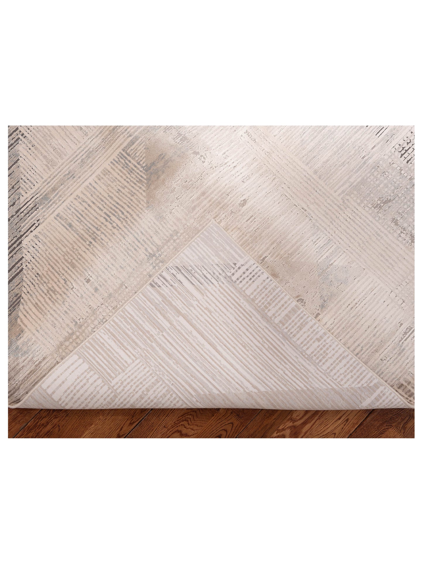 Calvera Beige Gray 8x10 Machine Made Rug